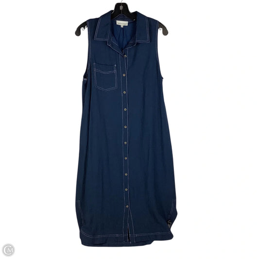 Dress Casual Midi By Entro In Navy, Size: M