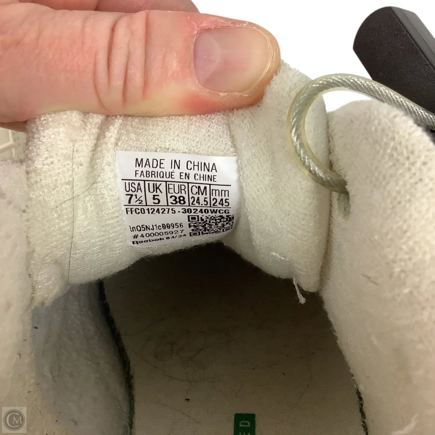 Shoes Sneakers Platform By Reebok In Cream & Green, Size: 7.5