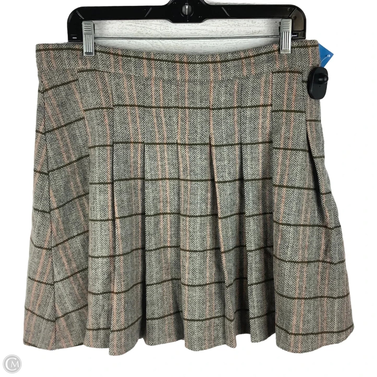 Skirt Mini & Short By Clothes Mentor In Plaid Pattern, Size: L