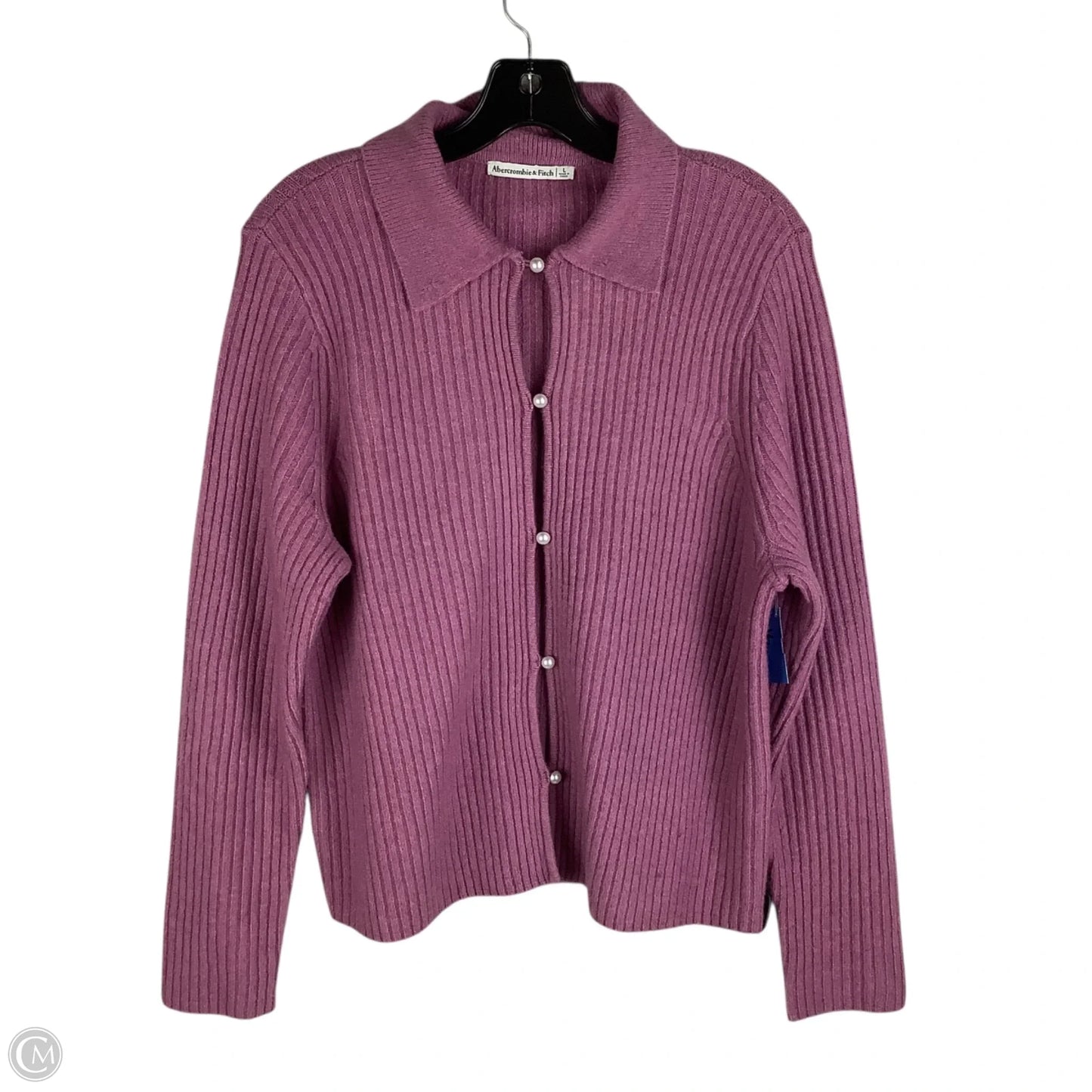 Sweater By Abercrombie And Fitch In Purple, Size: L
