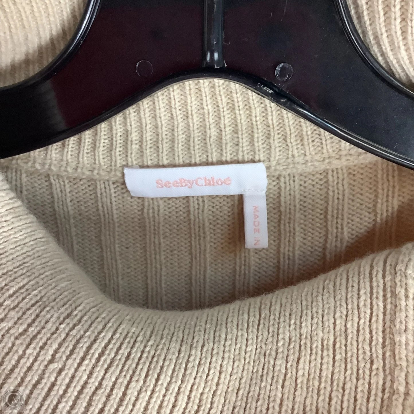 Dress Designer By See By Chloe In Tan, Size: M