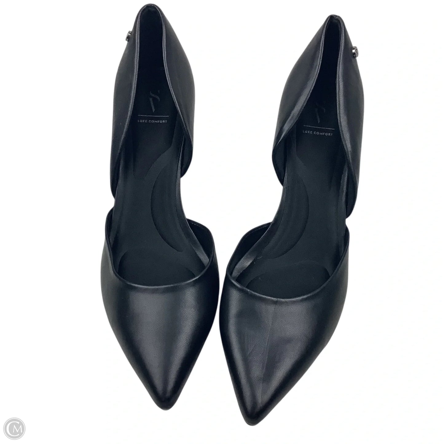 Sandals Heels Stiletto By Simply Vera In Black, Size: 7.5