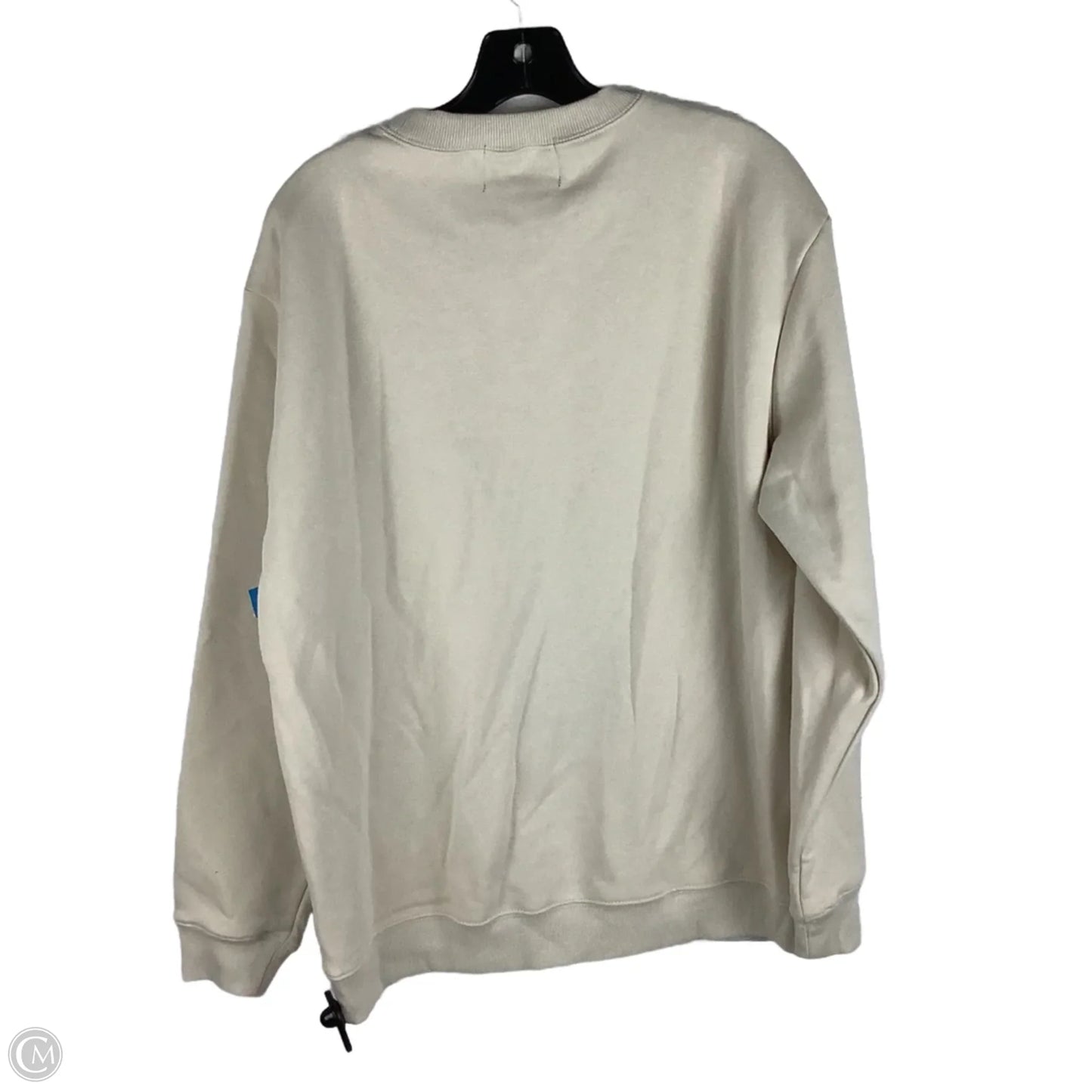 Sweatshirt Crewneck By Clothes Mentor In Tan, Size: M