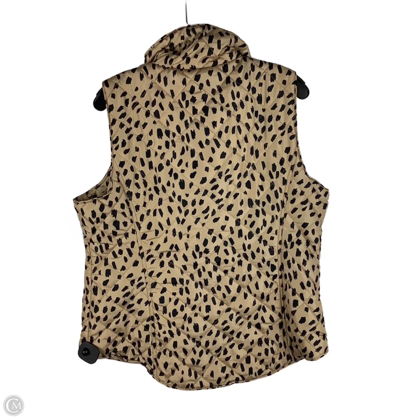 Vest Puffer & Quilted By Crown And Ivy In Animal Print, Size: Xl
