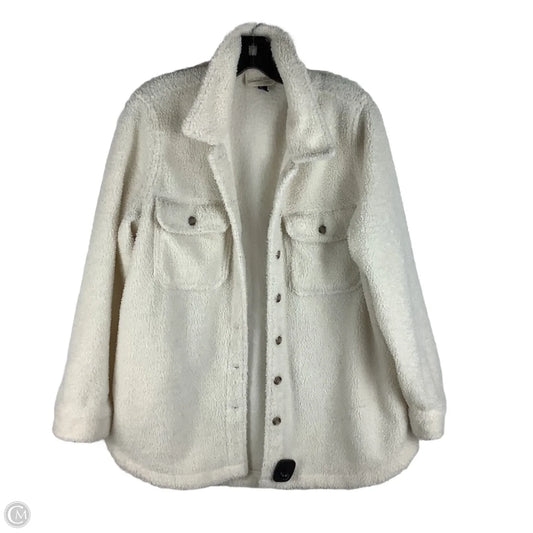 Jacket Fleece By Universal Thread In Cream, Size: M