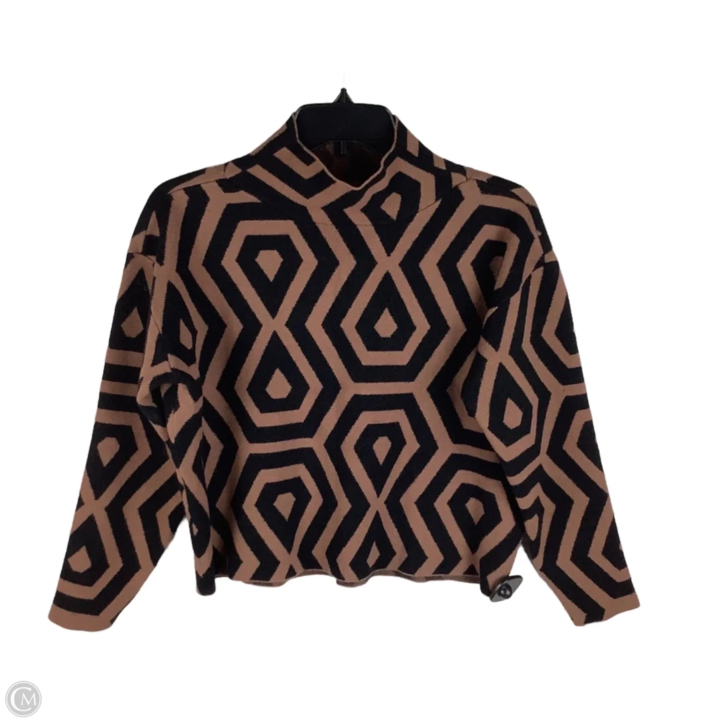Sweater By Maeve In Black & Brown, Size: Xs