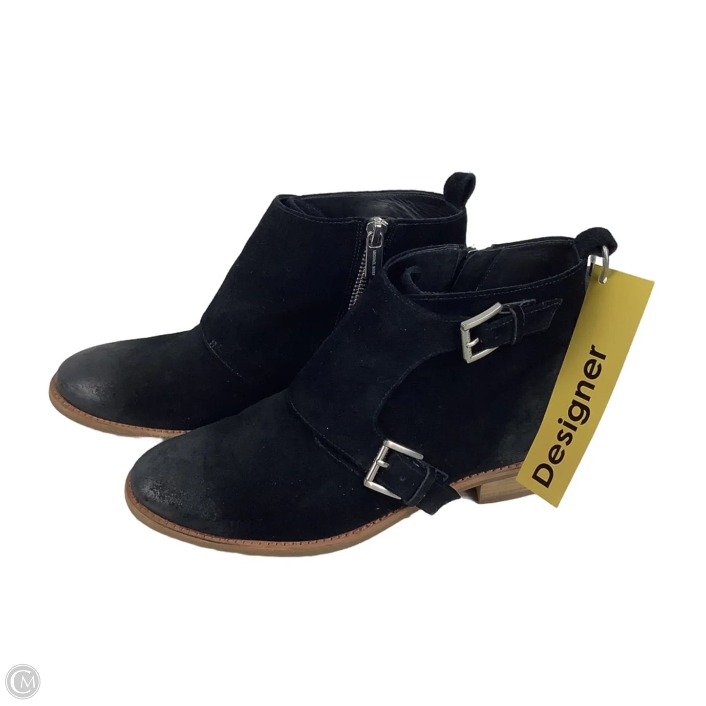 Boots Designer By Michael Kors In Black, Size: 7.5