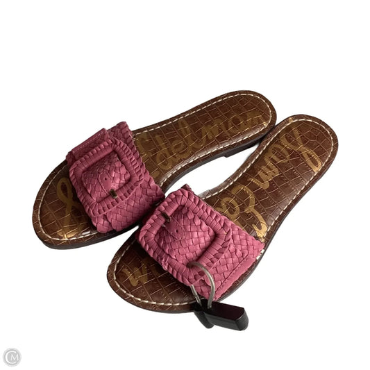Sandals Flats By Sam Edelman In Pink, Size: 7.5