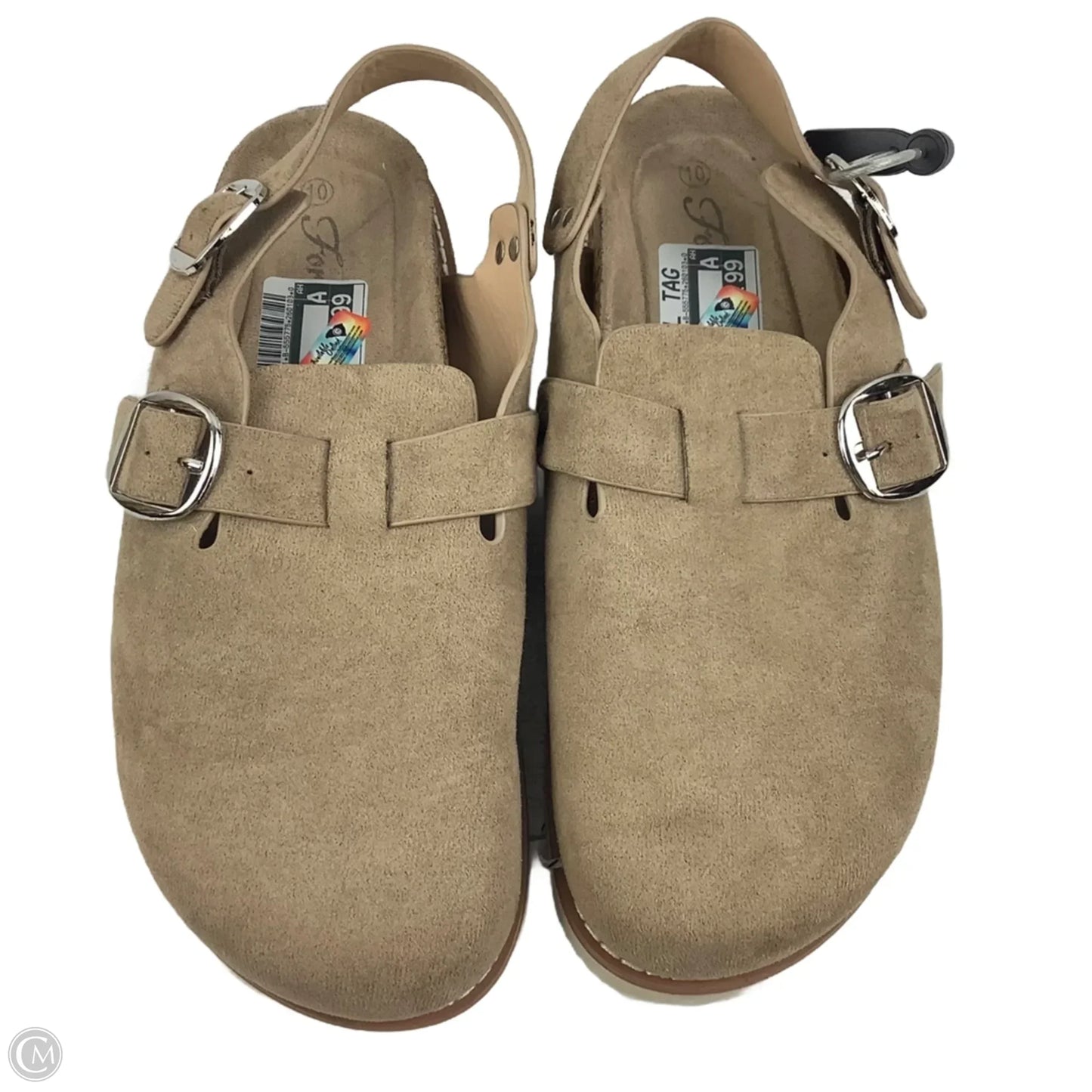 Shoes Flats By Forever In Taupe, Size: 10