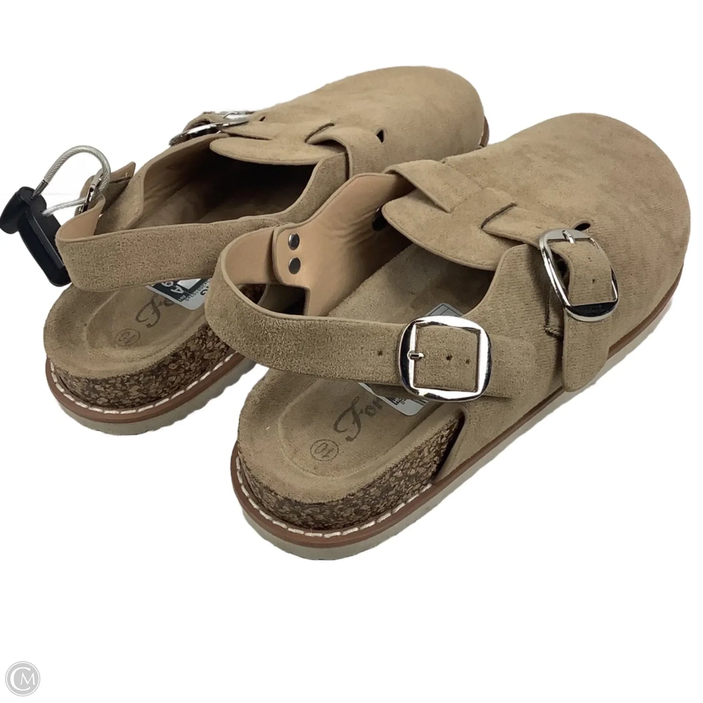 Shoes Flats By Forever In Taupe, Size: 10