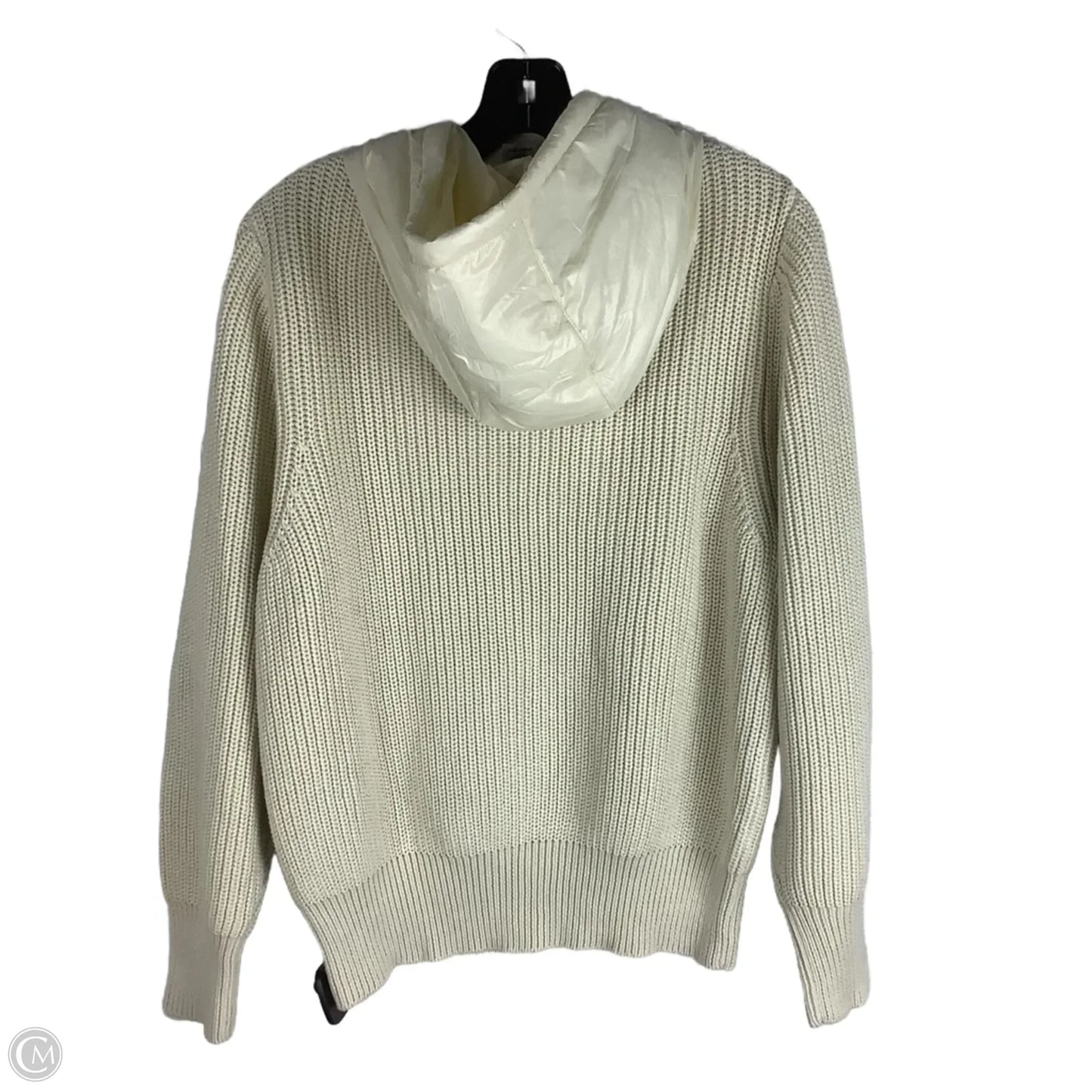 Sweatshirt Hoodie By Mono B In Cream, Size: L
