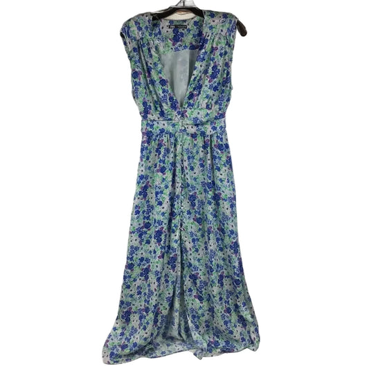Dress Casual Maxi By Zara In Floral Print, Size: L