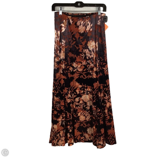 Skirt Midi By Liverpool In Orange, Size: 4