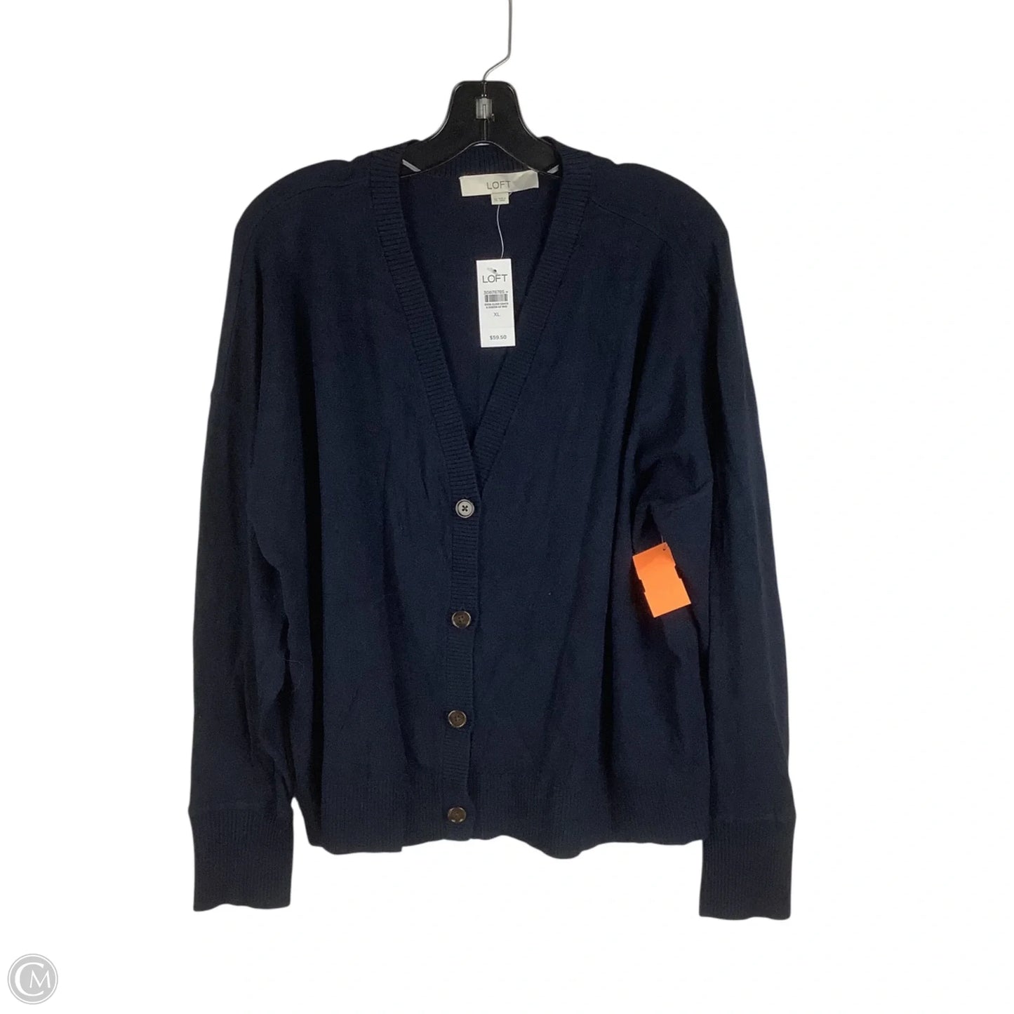 Cardigan By Loft In Navy, Size: Xl