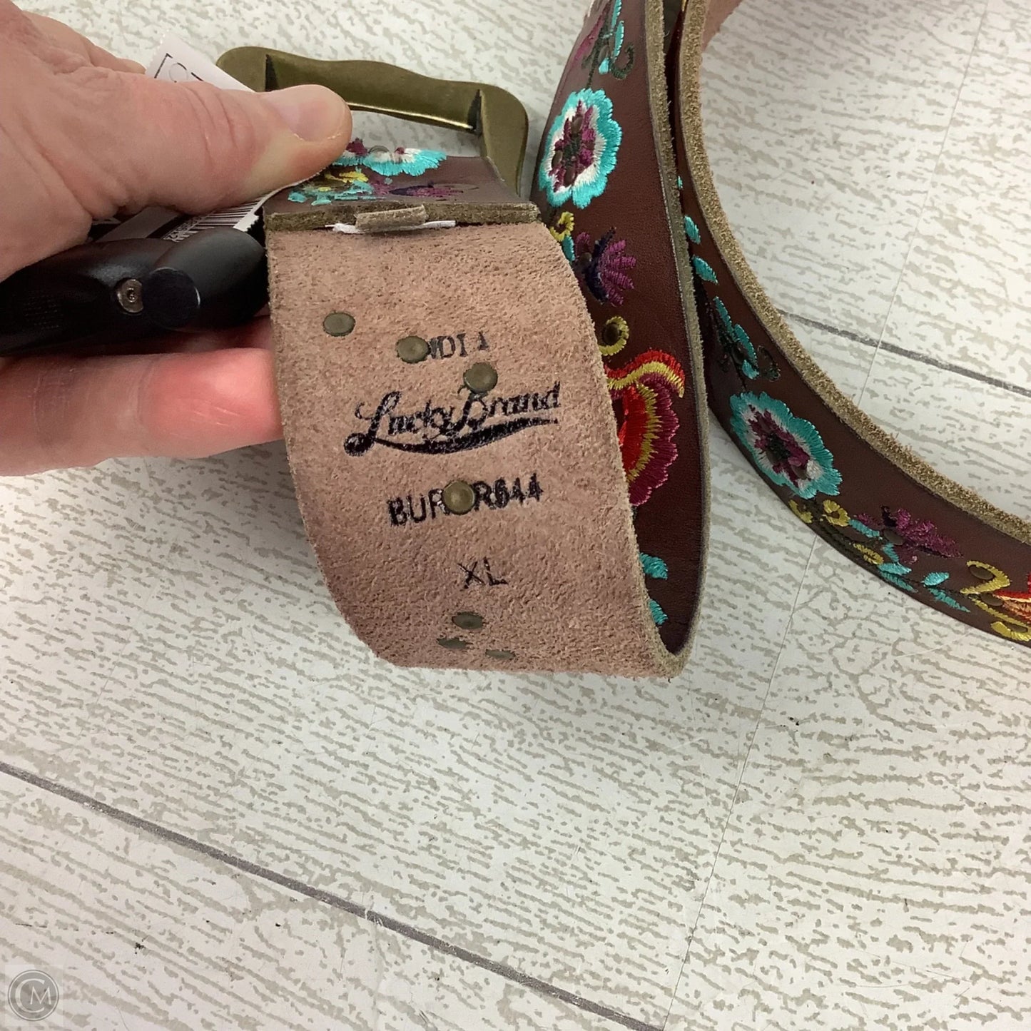 Belt Leather By Lucky Brand, Size: Xlarge