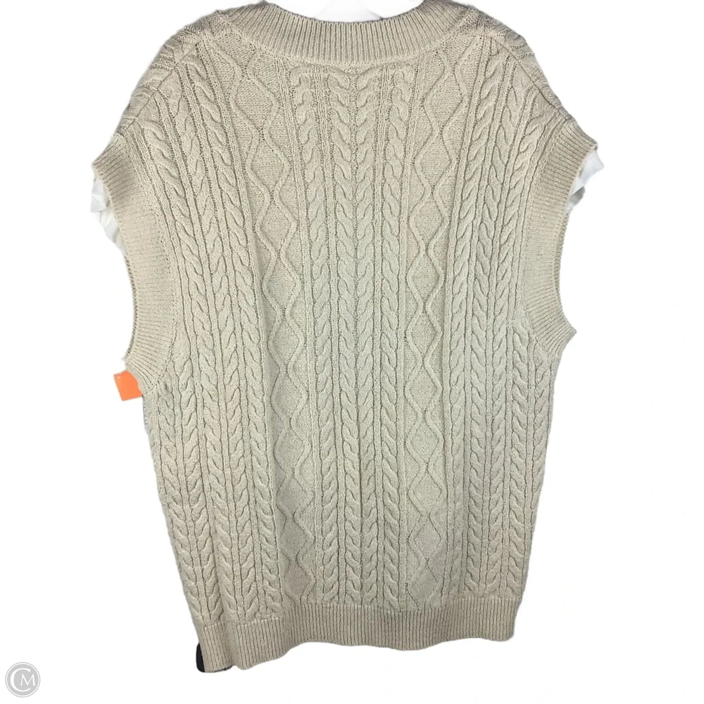 Sweater Short Sleeve By Pilcro In Cream, Size: L