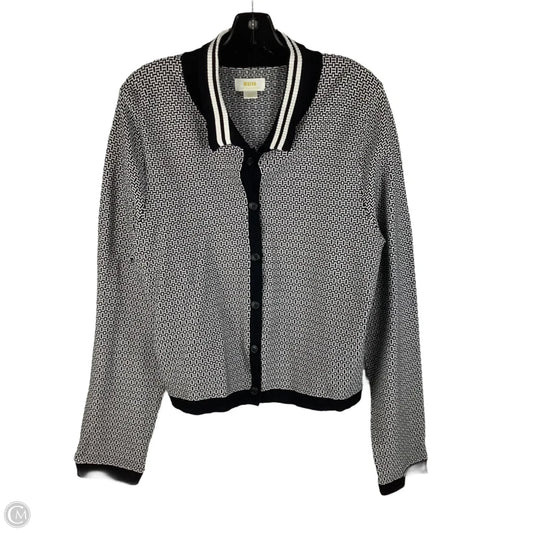 Cardigan By Maeve In Black & White, Size: Xl