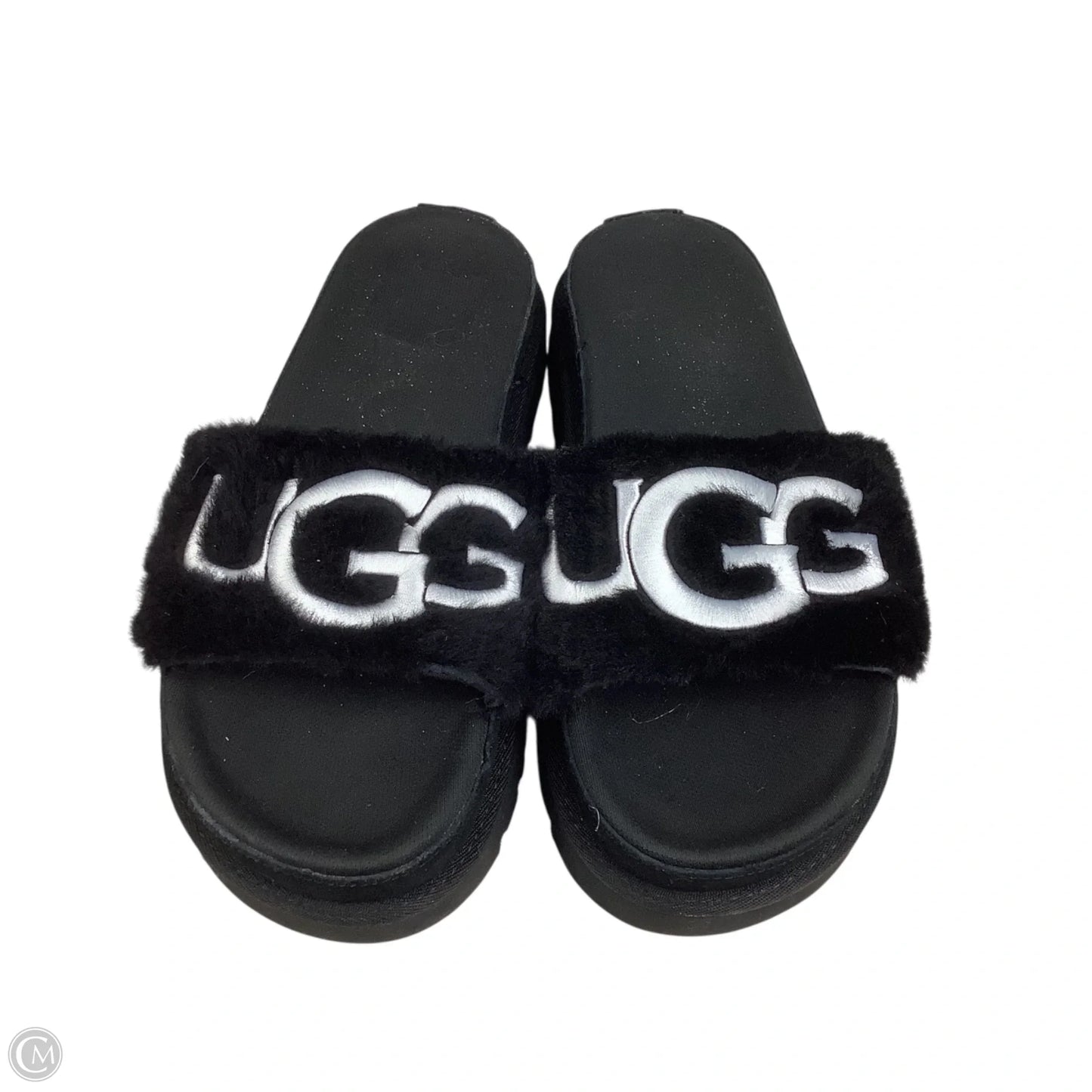 Sandals Designer By Ugg In Black, Size: 9