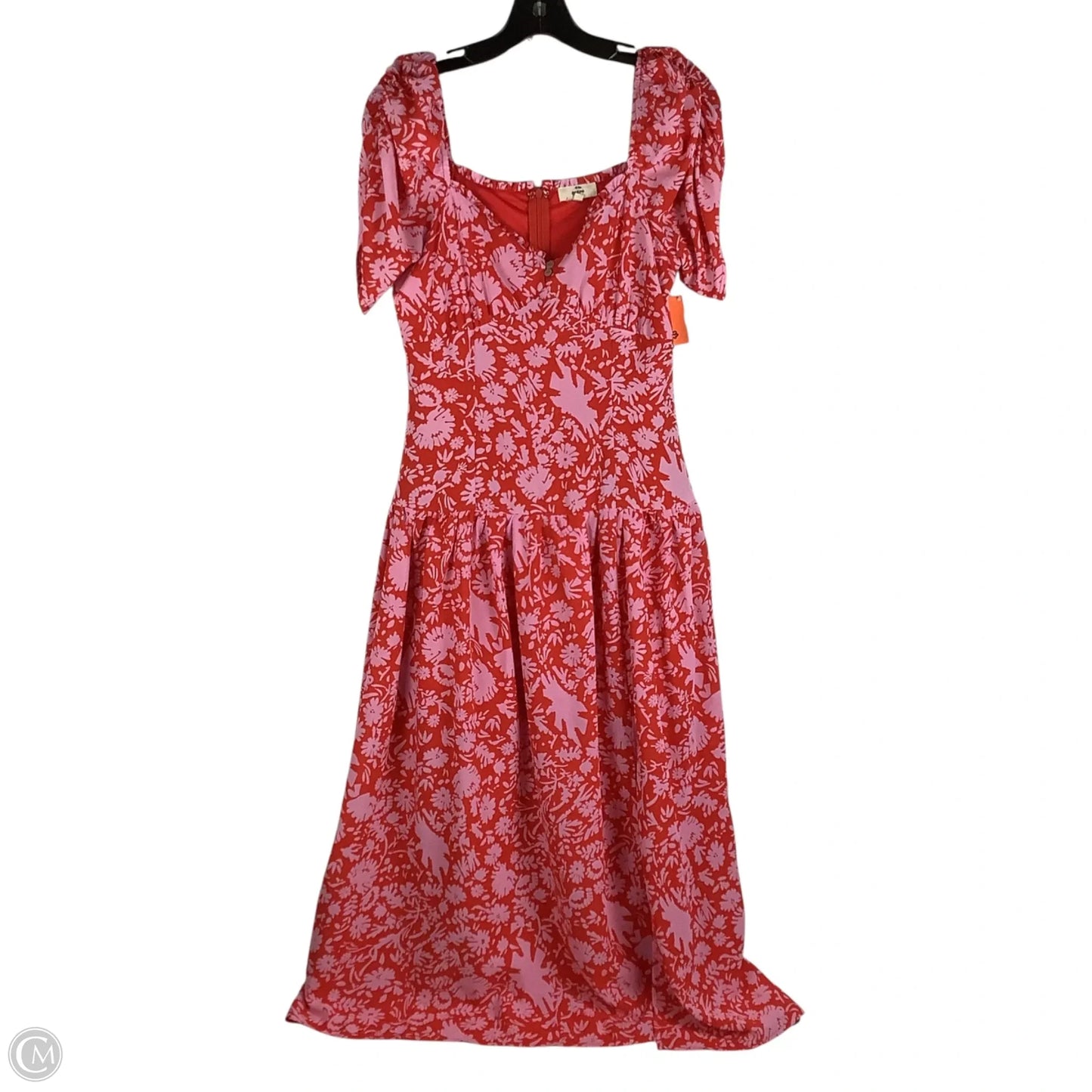 Dress Party Long By Entro In Pink & Red, Size: S