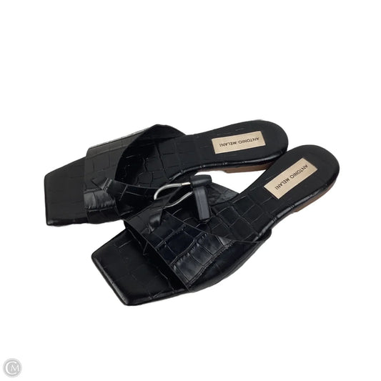 Sandals Flats By Antonio Melani In Black, Size: 10