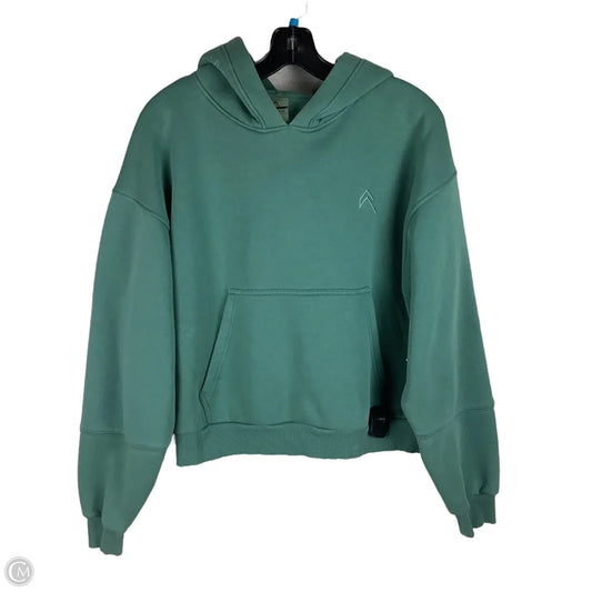 Athletic Sweatshirt Hoodie By Alphalete In Green, Size: L