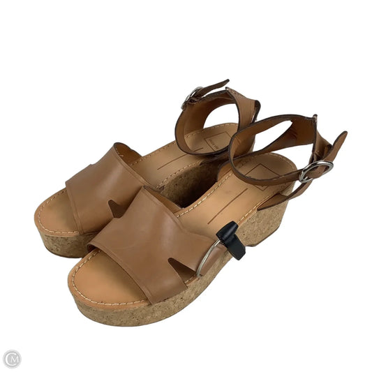 Sandals Heels Platform By Dolce Vita In Brown, Size: 10