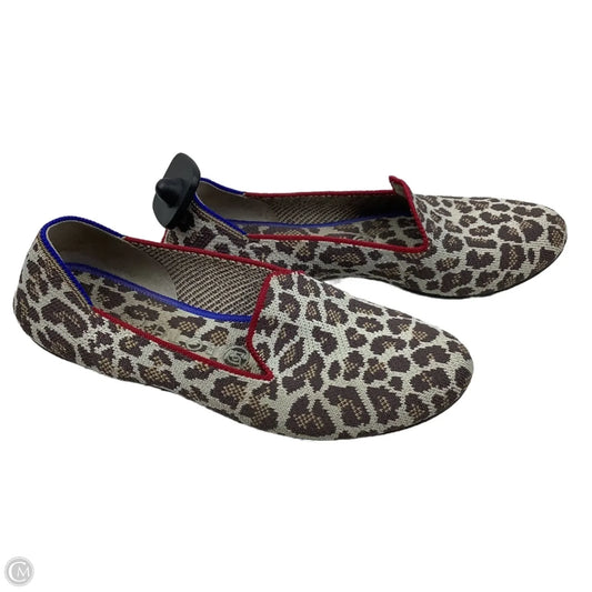 Shoes Flats By Rothys In Animal Print, Size: 7.5