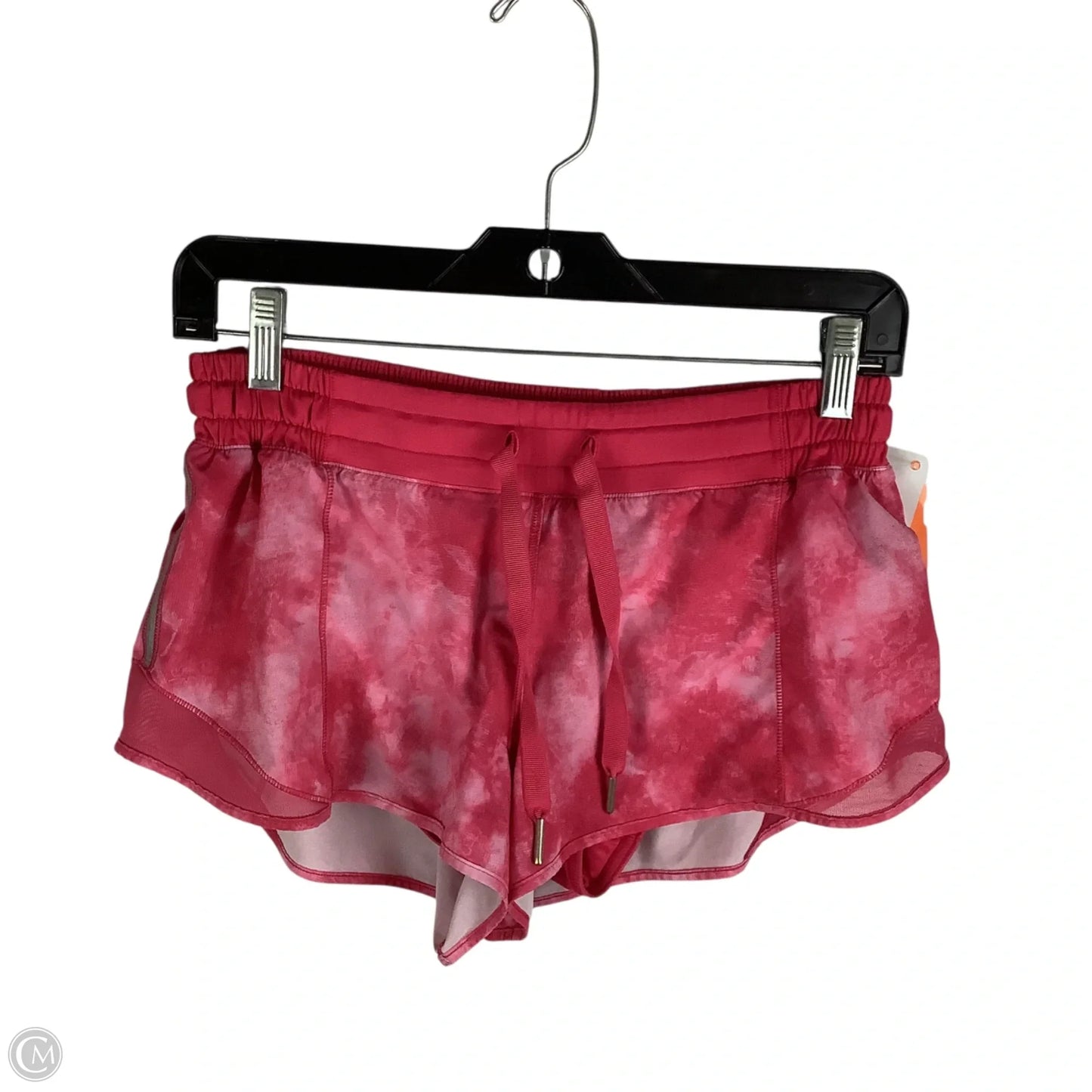 Athletic Shorts By Lululemon In Pink, Size: 8
