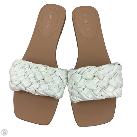 Sandals Flats By Marc Fisher In White, Size: 11