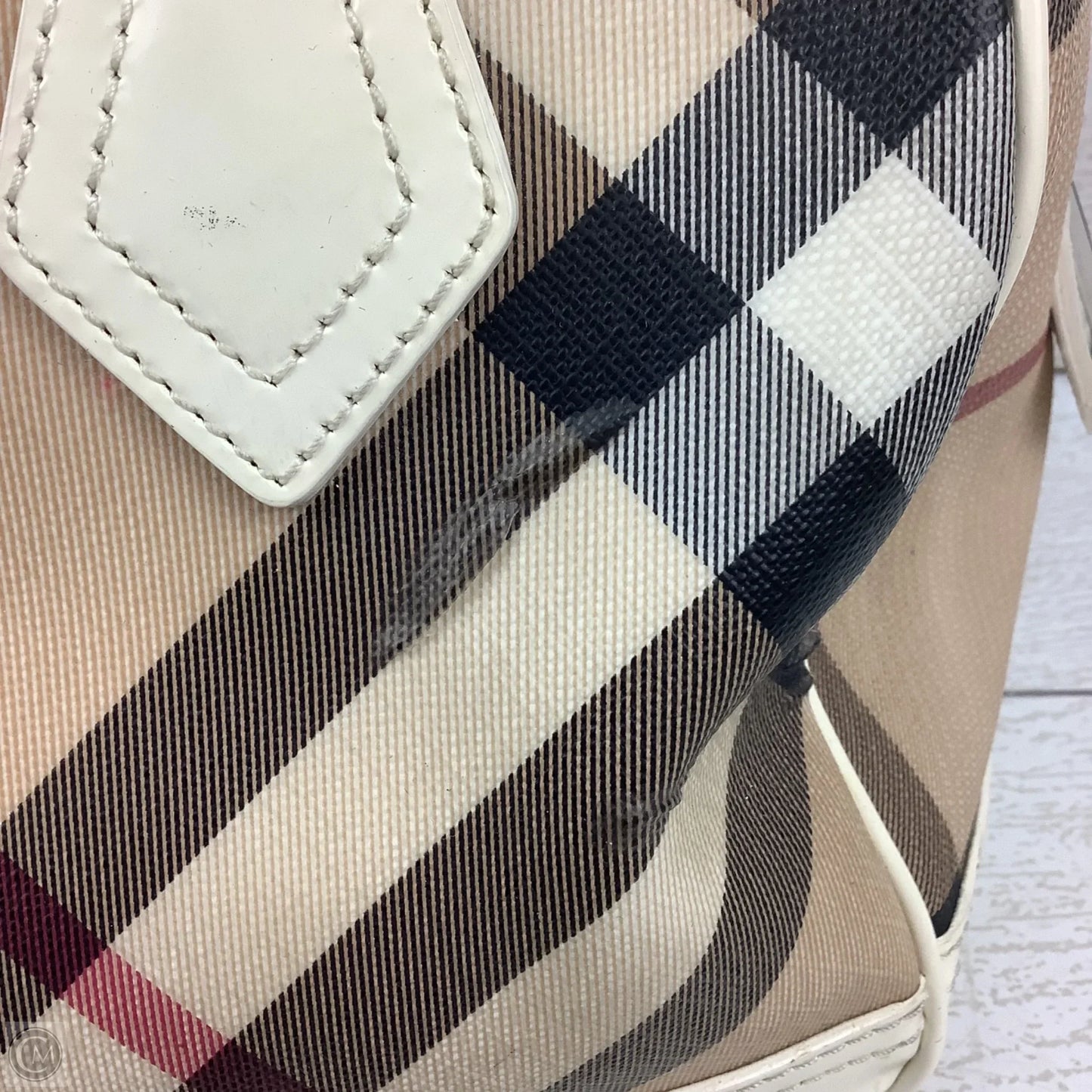 Handbag Luxury Designer By Burberry AS IS, Size: Medium