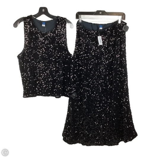 Skirt Set 2pc By Old Navy In Black, Size: L