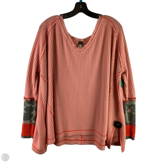 Top Long Sleeve By We The Free In Peach, Size: S