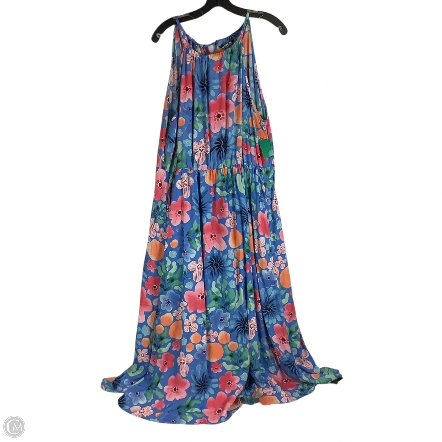 Dress Casual Maxi By Bloomchic In Floral Print, Size: 1x (18/20)