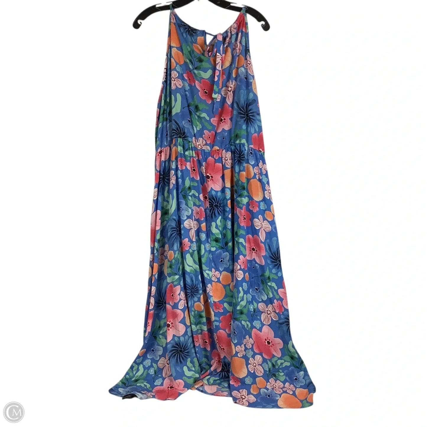 Dress Casual Maxi By Bloomchic In Floral Print, Size: 1x (18/20)