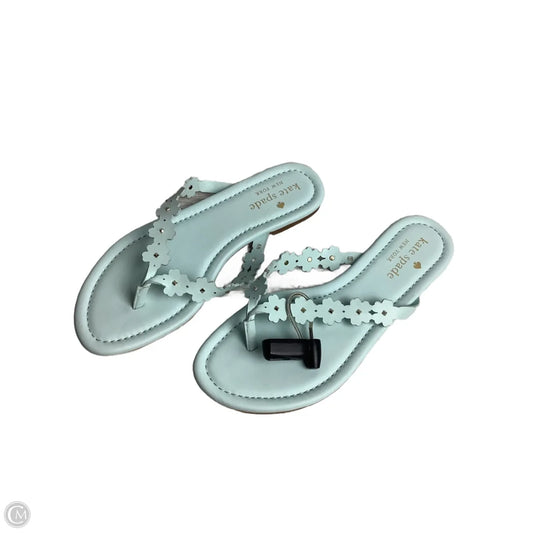 Sandals Designer By Kate Spade In Blue, Size: 6