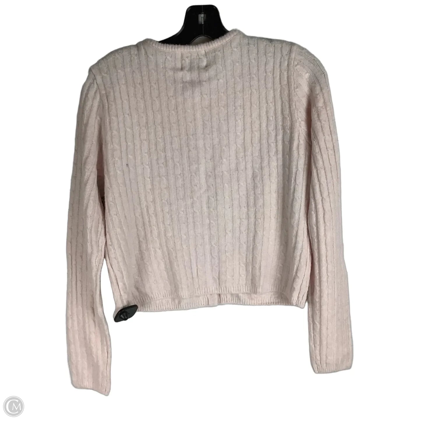 Sweater Cardigan By Pink Rose In Pink, Size: M