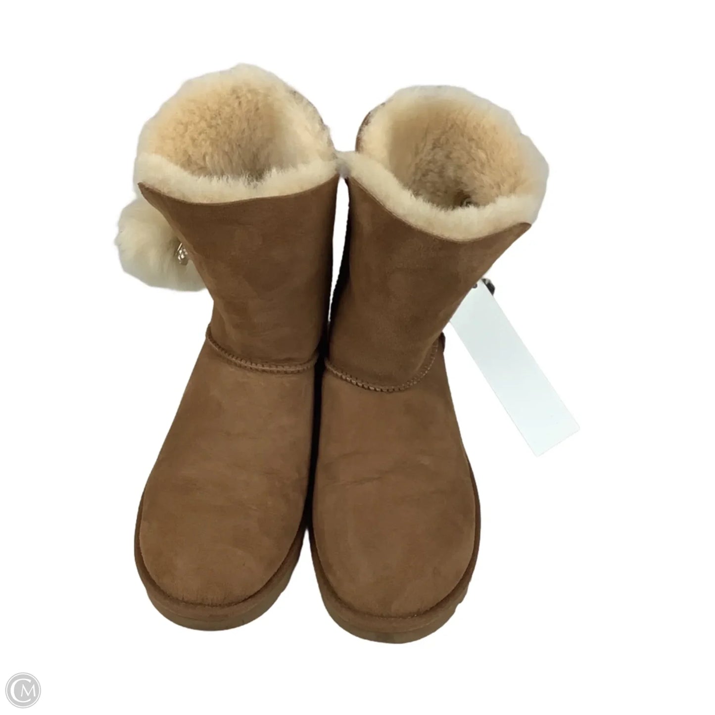 Boots Designer By Ugg In Brown, Size: 7