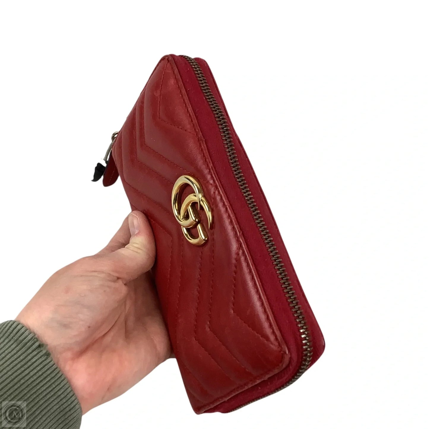 Wallet Luxury Designer By Gucci, Size: Large