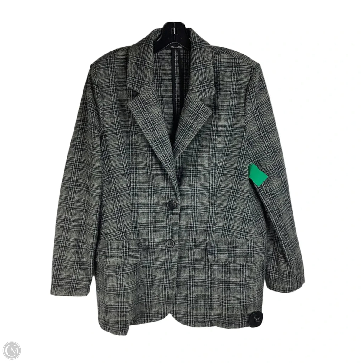 Blazer By Doe & Rae In Plaid Pattern, Size: M