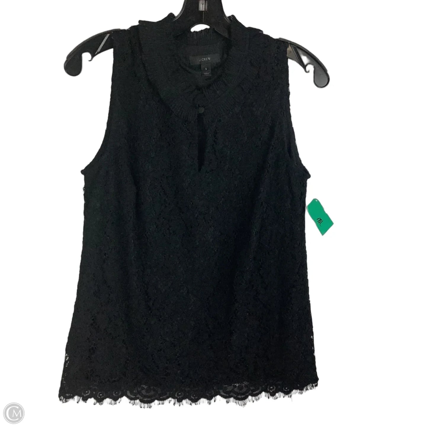 Top Sleeveless By J. Crew In Black, Size: S