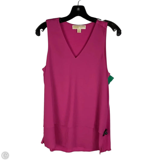 Top Sleeveless By Michael By Michael Kors In Pink, Size: S