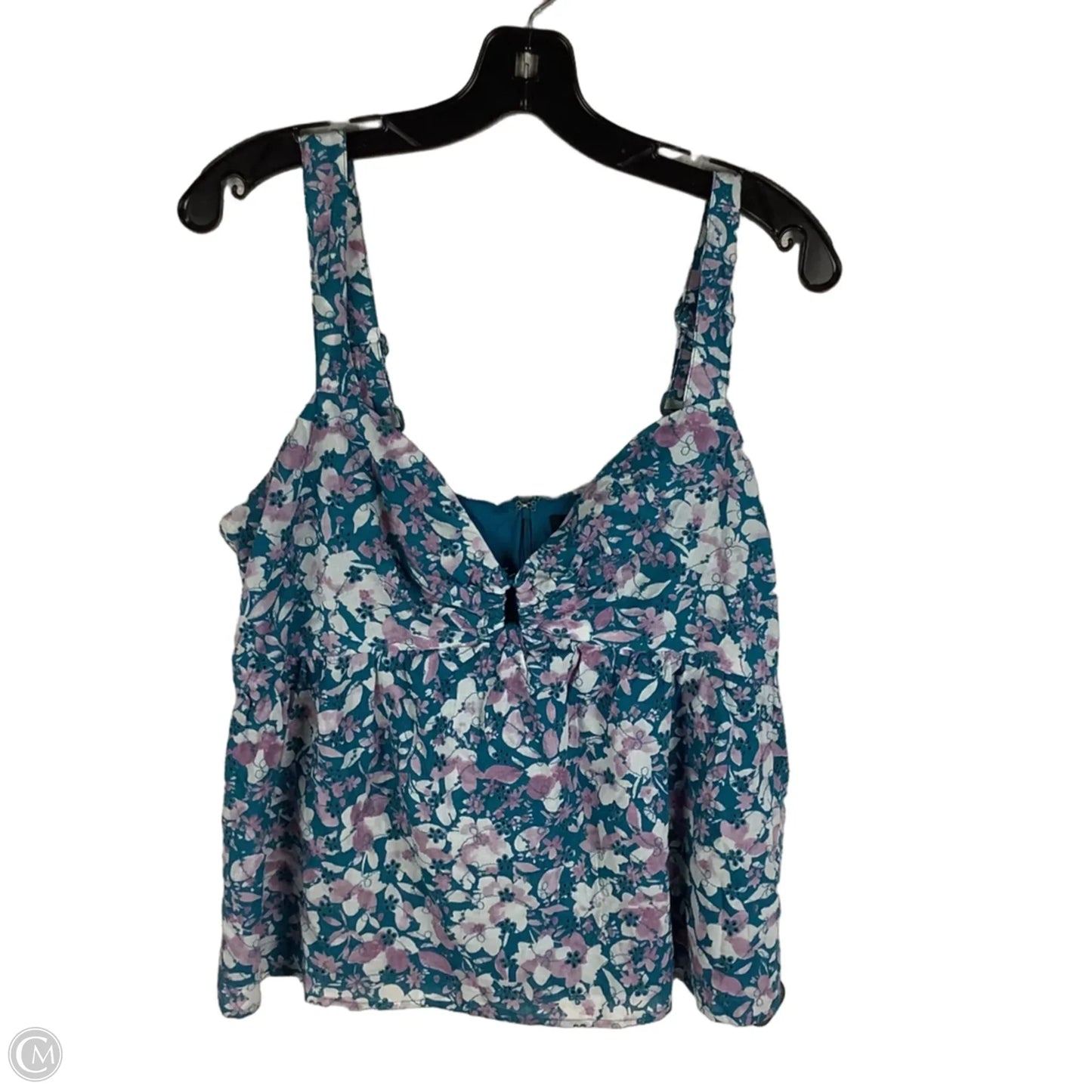 Top Sleeveless By French Connection In Floral Print, Size: L