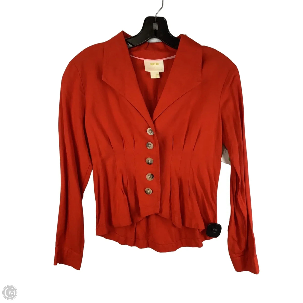 Top Long Sleeve By Maeve In Red, Size: 2
