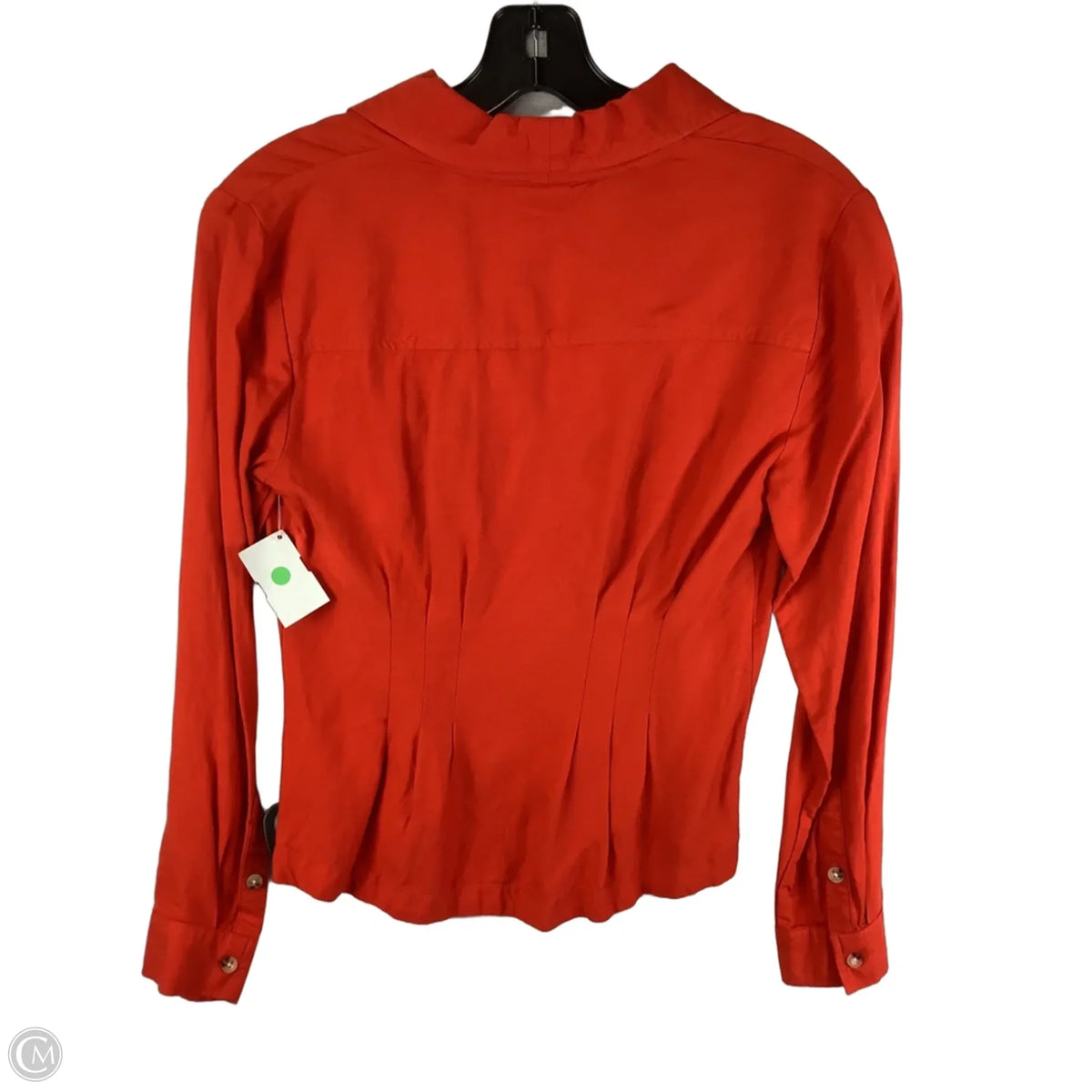 Top Long Sleeve By Maeve In Red, Size: 2