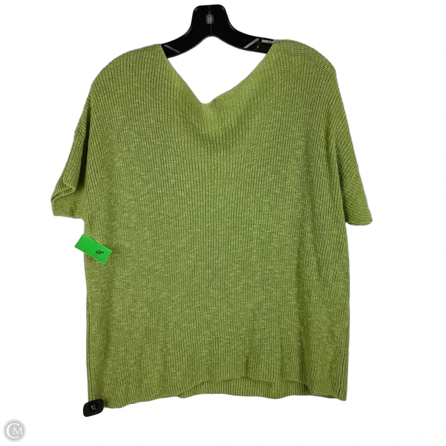 Top Short Sleeve By Eileen Fisher In Green, Size: M