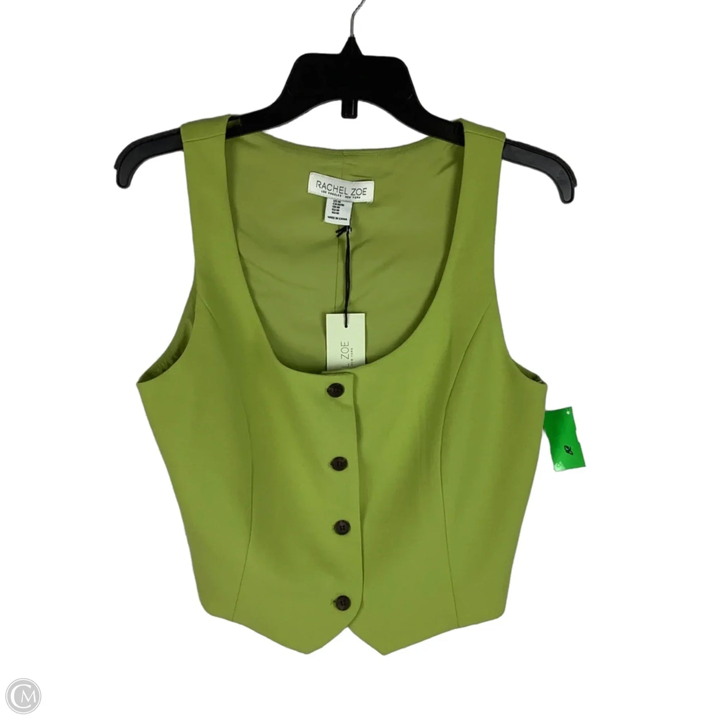 Top Sleeveless By Rachel Zoe In Green, Size: M
