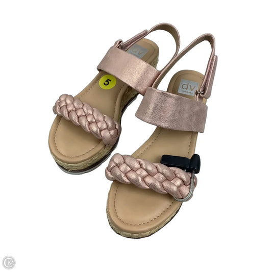 Sandals Heels Platform By Dolce Vita In Pink, Size: 6.5