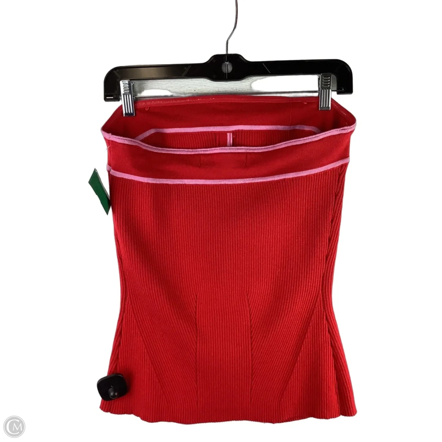 Top Sleeveless By Cmc In Red, Size: M