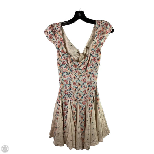 Dress Casual Short By Free People In Floral Print, Size: Xs