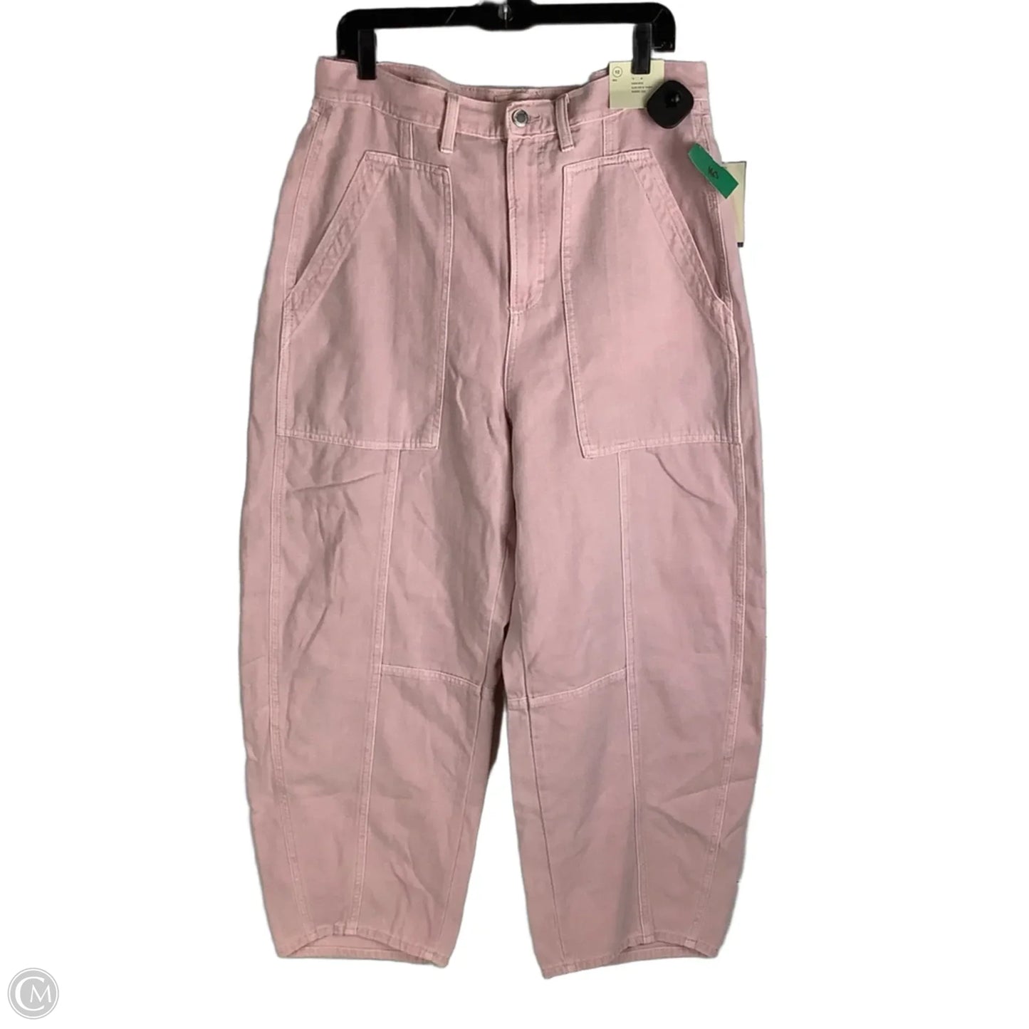 Jeans Straight By Universal Thread In Pink Denim, Size: 12
